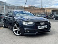USED 2014 64 AUDI A5 2.0 TDI Black Edition Sportback 5dr Diesel Multitronic Euro 5 (s/s) (177 ps) LOW MILEAGE FAMILY HATCHBACK AUTO