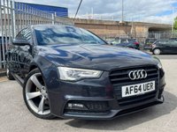 USED 2014 64 AUDI A5 2.0 TDI Black Edition Sportback 5dr Diesel Multitronic Euro 5 (s/s) (177 ps) LOW MILEAGE FAMILY HATCHBACK AUTO