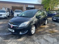 USED 2015 15 VAUXHALL MERIVA 1.4i Life MPV 5dr Petrol Manual Euro 6 (100 ps) 2 OWNER+FULL SERVICE HISTORY