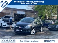 USED 2015 15 VAUXHALL MERIVA 1.4i Life MPV 5dr Petrol Manual Euro 6 (100 ps) 2 OWNER+FULL SERVICE HISTORY