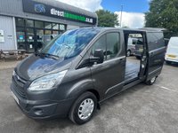 USED 2015 65 FORD TRANSIT CUSTOM 2.2 TDCi 290 Trend Panel Van 5dr Diesel Manual L2 H1 (123 bhp) NO VAT 1 OWNER FSH (9 SERVICES) !!!!! SATELLITE NAVIGATIONAND TALIGATE !!