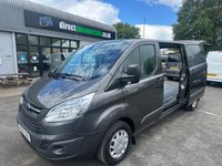 USED 2015 65 FORD TRANSIT CUSTOM 2.2 TDCi 290 Trend Panel Van 5dr Diesel Manual L2 H1 (123 bhp) NO VAT 1 OWNER FSH (9 SERVICES) !!!!! SATELLITE NAVIGATIONAND TALIGATE !!