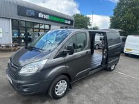 USED 2015 65 FORD TRANSIT CUSTOM 2.2 TDCi 290 Trend Panel Van 5dr Diesel Manual L2 H1 (123 bhp) NO VAT 1 OWNER FSH (9 SERVICES) !!!!! SATELLITE NAVIGATIONAND TALIGATE !!