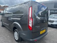 USED 2015 65 FORD TRANSIT CUSTOM 2.2 TDCi 290 Trend Panel Van 5dr Diesel Manual L2 H1 (123 bhp) NO VAT 1 OWNER FSH (9 SERVICES) !!!!! SATELLITE NAVIGATIONAND TALIGATE !!