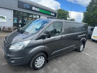 USED 2015 65 FORD TRANSIT CUSTOM 2.2 TDCi 290 Trend Panel Van 5dr Diesel Manual L2 H1 (123 bhp) NO VAT 1 OWNER FSH (9 SERVICES) !!!!! SATELLITE NAVIGATIONAND TALIGATE !!