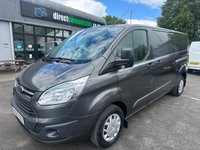 USED 2015 65 FORD TRANSIT CUSTOM 2.2 TDCi 290 Trend Panel Van 5dr Diesel Manual L2 H1 (123 bhp) NO VAT 1 OWNER FSH (9 SERVICES) !!!!! SATELLITE NAVIGATIONAND TALIGATE !!