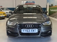 USED 2014 63 AUDI A3 2.0 TDI S line Sportback 5 Door Diesel Manual Grey 1 Owner from New Low Tax REAR SENSORS+HEATED HALF LEATHER