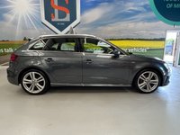 USED 2014 63 AUDI A3 2.0 TDI S line Sportback 5 Door Diesel Manual Grey 1 Owner from New Low Tax REAR SENSORS+HEATED HALF LEATHER