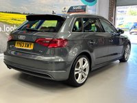 USED 2014 63 AUDI A3 2.0 TDI S line Sportback 5 Door Diesel Manual Grey 1 Owner from New Low Tax REAR SENSORS+HEATED HALF LEATHER