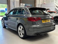 USED 2014 63 AUDI A3 2.0 TDI S line Sportback 5 Door Diesel Manual Grey 1 Owner from New Low Tax REAR SENSORS+HEATED HALF LEATHER