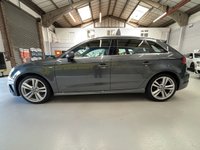 USED 2014 63 AUDI A3 2.0 TDI S line Sportback 5 Door Diesel Manual Grey 1 Owner from New Low Tax REAR SENSORS+HEATED HALF LEATHER