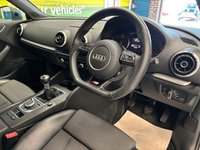 USED 2014 63 AUDI A3 2.0 TDI S line Sportback 5 Door Diesel Manual Grey 1 Owner from New Low Tax REAR SENSORS+HEATED HALF LEATHER