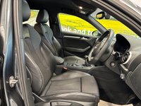 USED 2014 63 AUDI A3 2.0 TDI S line Sportback 5 Door Diesel Manual Grey 1 Owner from New Low Tax REAR SENSORS+HEATED HALF LEATHER