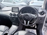 USED 2014 14 MERCEDES-BENZ B-CLASS Silver 1.5 B180 CDI Sport MPV, Automatic, Black leather, 18in Alloys, Sat nav, Bluetooth, Cruise Control, Reverse camera, Air Conditioning and much more! Discover this exceptional 2014 Mercedes Benz B Class B180 CDI Sport, boasting remarkably low mileage for its age at just 55,000 miles. This well maintained example features a 1.5L diesel engine and is presented in the desirable Sport trim. You'll appreciate the convenience of a reversing camera with parking guidelines, automatic headlight activation, and a Tyre Pressure Monitoring System for added peace of mind. The Bi Xenon headlights provide excellent visibility, while the air conditioning ens