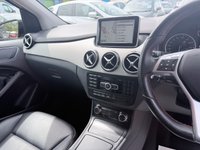 USED 2014 14 MERCEDES-BENZ B-CLASS Silver 1.5 B180 CDI Sport MPV, Automatic, Black leather, 18in Alloys, Sat nav, Bluetooth, Cruise Control, Reverse camera, Air Conditioning and much more! Discover this exceptional 2014 Mercedes Benz B Class B180 CDI Sport, boasting remarkably low mileage for its age at just 55,000 miles. This well maintained example features a 1.5L diesel engine and is presented in the desirable Sport trim. You'll appreciate the convenience of a reversing camera with parking guidelines, automatic headlight activation, and a Tyre Pressure Monitoring System for added peace of mind. The Bi Xenon headlights provide excellent visibility, while the air conditioning ens