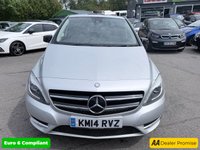 USED 2014 14 MERCEDES-BENZ B-CLASS Silver 1.5 B180 CDI Sport MPV, Automatic, Black leather, 18in Alloys, Sat nav, Bluetooth, Cruise Control, Reverse camera, Air Conditioning and much more! Discover this exceptional 2014 Mercedes Benz B Class B180 CDI Sport, boasting remarkably low mileage for its age at just 55,000 miles. This well maintained example features a 1.5L diesel engine and is presented in the desirable Sport trim. You'll appreciate the convenience of a reversing camera with parking guidelines, automatic headlight activation, and a Tyre Pressure Monitoring System for added peace of mind. The Bi Xenon headlights provide excellent visibility, while the air conditioning ens