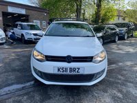 USED 2011 11 VOLKSWAGEN POLO 1.2 Match Hatchback 3dr Petrol Manual Euro 5 (60 ps) GREAT VALUE+MOT APRIL 2027
