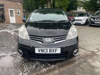 USED 2013 13 NISSAN NOTE 1.4 16V n-tec+ Hatchback 5dr Petrol Manual Euro 5 (88 ps) LOW MILEAGE+NEW MOT ON SALE