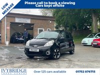 USED 2013 13 NISSAN NOTE 1.4 16V n-tec+ Hatchback 5dr Petrol Manual Euro 5 (88 ps) LOW MILEAGE+NEW MOT ON SALE