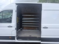 USED 2022 72 VOLKSWAGEN CRAFTER White 2.0 TDI CR35 Trendline van, 78,400 miles, Euro 6, ULEZ compliant, 6-Speed manual, A/C, Bluetooth, Cruise, DAB, F&R sensors. Plus VAT @ 20%! This 2022 Volkswagen Crafter presents an exceptional ownership proposition, having been meticulously maintained by a single owner with a service history at 20k, 53k, 72k, 78k, most recently serviced on 19th February 2026 at 78,191 miles. This 2.0 TDI CR35 Trendline FWD LWB High Roof model, registered in 2022, is powered by an efficient 2.0 litre Euro 6 diesel engine and boasts a substantial 3000 kg towing weight. For your peace of mind, it will be supplied with a 12 month MOT upon purchase, ensu