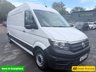 USED 2022 72 VOLKSWAGEN CRAFTER White 2.0 TDI CR35 Trendline van, 78,400 miles, Euro 6, ULEZ compliant, 6-Speed manual, A/C, Bluetooth, Cruise, DAB, F&R sensors. Plus VAT @ 20%! This 2022 Volkswagen Crafter presents an exceptional ownership proposition, having been meticulously maintained by a single owner with a service history at 20k, 53k, 72k, 78k, most recently serviced on 19th February 2026 at 78,191 miles. This 2.0 TDI CR35 Trendline FWD LWB High Roof model, registered in 2022, is powered by an efficient 2.0 litre Euro 6 diesel engine and boasts a substantial 3000 kg towing weight. For your peace of mind, it will be supplied with a 12 month MOT upon purchase, ensu