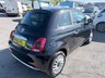 USED 2023 23 FIAT 500 Black 1.0 MHEV hatchback, 41,000 miles, Euro 6, ULEZ compliant, 6-Speed manual, 7in screen, CarPlay/Android Auto, Sunroof, A/C, DAB. This 2023 Fiat 500 is a superb example, having had only one owner from new. It is powered by an efficient 1.0 litre petrol engine, meeting Euro 6 emissions standards. Inside, you'll find a 7in HD touchscreen radio complete with Bluetooth, USB, and DAB functionality, seamlessly integrating with your smartphone via Apple CarPlay and Android Auto. Comfort is assured with air conditioning, while the fixed sunroof, which includes a panoramic option, adds to the airy feel. Practicality is enhanced by