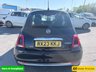 USED 2023 23 FIAT 500 Black 1.0 MHEV hatchback, 41,000 miles, Euro 6, ULEZ compliant, 6-Speed manual, 7in screen, CarPlay/Android Auto, Sunroof, A/C, DAB. This 2023 Fiat 500 is a superb example, having had only one owner from new. It is powered by an efficient 1.0 litre petrol engine, meeting Euro 6 emissions standards. Inside, you'll find a 7in HD touchscreen radio complete with Bluetooth, USB, and DAB functionality, seamlessly integrating with your smartphone via Apple CarPlay and Android Auto. Comfort is assured with air conditioning, while the fixed sunroof, which includes a panoramic option, adds to the airy feel. Practicality is enhanced by