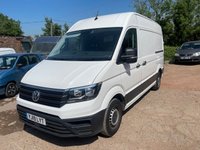 USED 2019 19 VOLKSWAGEN CRAFTER 2.0 TDI CR35 BlueMotion Tech Trendline Panel Van 5dr Diesel Manual FWD MWB High Roof Euro 6 (s/s) (102 ps) A/C-sensors-racking-captain seats