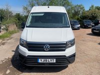 USED 2019 19 VOLKSWAGEN CRAFTER 2.0 TDI CR35 BlueMotion Tech Trendline Panel Van 5dr Diesel Manual FWD MWB High Roof Euro 6 (s/s) (102 ps) A/C-sensors-racking-captain seats