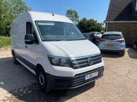 USED 2019 19 VOLKSWAGEN CRAFTER 2.0 TDI CR35 BlueMotion Tech Trendline Panel Van 5dr Diesel Manual FWD MWB High Roof Euro 6 (s/s) (102 ps) A/C-sensors-racking-captain seats