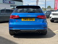 USED 2019 19 AUDI S3 2.0 TFSI Black Edition Sportback 5dr Petrol S Tronic quattro Euro 6 (s/s) (300 ps) 