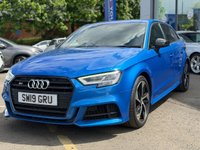 USED 2019 19 AUDI S3 2.0 TFSI Black Edition Sportback 5dr Petrol S Tronic quattro Euro 6 (s/s) (300 ps) 