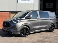 USED 2024 74 FORD TRANSIT CUSTOM 2.5 320 Duratec 11.8kWh Sport Crew Van 5dr Petrol Plug-in Hybrid Auto L1 Euro 6 (232 ps) 1 OWNER / ONLY 10k MILES / LONG WHEELBASE