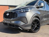 USED 2024 74 FORD TRANSIT CUSTOM 2.5 320 Duratec 11.8kWh Sport Crew Van 5dr Petrol Plug-in Hybrid Auto L1 Euro 6 (232 ps) 1 OWNER / ONLY 10k MILES / LONG WHEELBASE