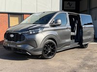 USED 2024 74 FORD TRANSIT CUSTOM 2.5 320 Duratec 11.8kWh Sport Crew Van 5dr Petrol Plug-in Hybrid Auto L1 Euro 6 (232 ps) 1 OWNER / ONLY 10k MILES / LONG WHEELBASE