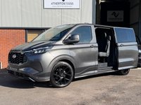 USED 2024 74 FORD TRANSIT CUSTOM 2.5 320 Duratec 11.8kWh Sport Crew Van 5dr Petrol Plug-in Hybrid Auto L1 Euro 6 (232 ps) 1 OWNER / ONLY 10k MILES / LONG WHEELBASE