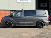 USED 2024 74 FORD TRANSIT CUSTOM 2.5 320 Duratec 11.8kWh Sport Crew Van 5dr Petrol Plug-in Hybrid Auto L1 Euro 6 (232 ps) 1 OWNER / ONLY 10k MILES / LONG WHEELBASE