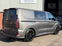 USED 2024 74 FORD TRANSIT CUSTOM 2.5 320 Duratec 11.8kWh Sport Crew Van 5dr Petrol Plug-in Hybrid Auto L1 Euro 6 (232 ps) 1 OWNER / ONLY 10k MILES / LONG WHEELBASE