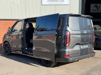 USED 2024 74 FORD TRANSIT CUSTOM 2.5 320 Duratec 11.8kWh Sport Crew Van 5dr Petrol Plug-in Hybrid Auto L1 Euro 6 (232 ps) 1 OWNER / ONLY 10k MILES / LONG WHEELBASE