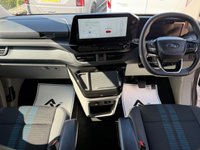 USED 2024 74 FORD TRANSIT CUSTOM 2.5 320 Duratec 11.8kWh Sport Crew Van 5dr Petrol Plug-in Hybrid Auto L1 Euro 6 (232 ps) 1 OWNER / ONLY 10k MILES / LONG WHEELBASE
