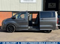 USED 2024 74 FORD TRANSIT CUSTOM 2.5 320 Duratec 11.8kWh Sport Crew Van 5dr Petrol Plug-in Hybrid Auto L1 Euro 6 (232 ps) 1 OWNER / ONLY 10k MILES / LONG WHEELBASE