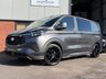 USED 2024 74 FORD TRANSIT CUSTOM 2.5 320 Duratec 11.8kWh Sport Crew Van 5dr Petrol Plug-in Hybrid Auto L1 Euro 6 (232 ps) 1 OWNER / ONLY 10k MILES / LONG WHEELBASE