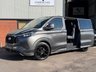 USED 2024 74 FORD TRANSIT CUSTOM 2.5 320 Duratec 11.8kWh Sport Crew Van 5dr Petrol Plug-in Hybrid Auto L1 Euro 6 (232 ps) 1 OWNER / ONLY 10k MILES / LONG WHEELBASE