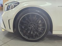 USED 2020 69 MERCEDES-BENZ C CLASS 3.0 C43 V6 AMG (Premium) Coupe 2dr Petrol G-Tronic+ 4MATIC Euro 6 (s/s) (390 ps) ULTRA LOW MILEAGE EXAMPLE IN DESIGNO DIAMOND WHITE COACHWORK WITH CRANBERRY RED LEATHER SPORTS LEATHER