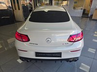 USED 2020 69 MERCEDES-BENZ C CLASS 3.0 C43 V6 AMG (Premium) Coupe 2dr Petrol G-Tronic+ 4MATIC Euro 6 (s/s) (390 ps) ULTRA LOW MILEAGE EXAMPLE IN DESIGNO DIAMOND WHITE COACHWORK WITH CRANBERRY RED LEATHER SPORTS LEATHER