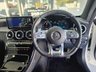 USED 2020 69 MERCEDES-BENZ C CLASS 3.0 C43 V6 AMG (Premium) Coupe 2dr Petrol G-Tronic+ 4MATIC Euro 6 (s/s) (390 ps) ULTRA LOW MILEAGE EXAMPLE IN DESIGNO DIAMOND WHITE COACHWORK WITH CRANBERRY RED LEATHER SPORTS LEATHER