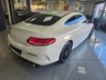 USED 2020 69 MERCEDES-BENZ C CLASS 3.0 C43 V6 AMG (Premium) Coupe 2dr Petrol G-Tronic+ 4MATIC Euro 6 (s/s) (390 ps) ULTRA LOW MILEAGE EXAMPLE IN DESIGNO DIAMOND WHITE COACHWORK WITH CRANBERRY RED LEATHER SPORTS LEATHER