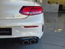USED 2020 69 MERCEDES-BENZ C CLASS 3.0 C43 V6 AMG (Premium) Coupe 2dr Petrol G-Tronic+ 4MATIC Euro 6 (s/s) (390 ps) ULTRA LOW MILEAGE EXAMPLE IN DESIGNO DIAMOND WHITE COACHWORK WITH CRANBERRY RED LEATHER SPORTS LEATHER