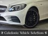 USED 2020 69 MERCEDES-BENZ C CLASS 3.0 C43 V6 AMG (Premium) Coupe 2dr Petrol G-Tronic+ 4MATIC Euro 6 (s/s) (390 ps) ULTRA LOW MILEAGE EXAMPLE IN DESIGNO DIAMOND WHITE COACHWORK WITH CRANBERRY RED LEATHER SPORTS LEATHER