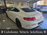 USED 2020 69 MERCEDES-BENZ C CLASS 3.0 C43 V6 AMG (Premium) Coupe 2dr Petrol G-Tronic+ 4MATIC Euro 6 (s/s) (390 ps) ULTRA LOW MILEAGE EXAMPLE IN DESIGNO DIAMOND WHITE COACHWORK WITH CRANBERRY RED LEATHER SPORTS LEATHER